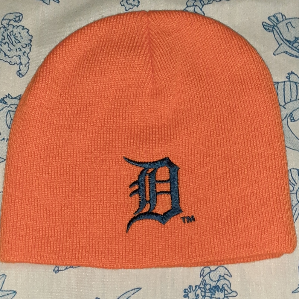 New Pepsi Max Detroit Tigers Winter Beanie Skully Knit Hat Cap Baseball MLB